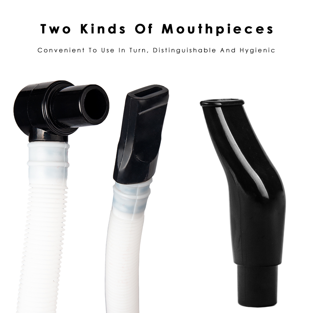 Melodica Tube(Type 2), Flexible Plastic Pianica Tube with Black Mouthpiece & Replacement Tube(Hose)